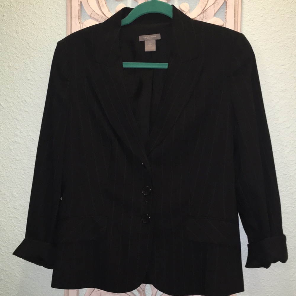 Ann Taylor pinstripe blazer